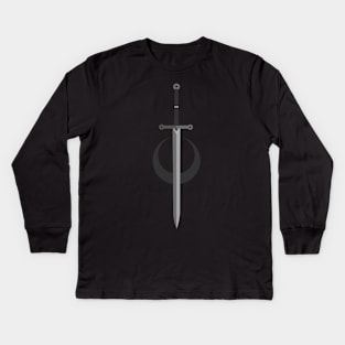 Sword of Eclipse Kids Long Sleeve T-Shirt